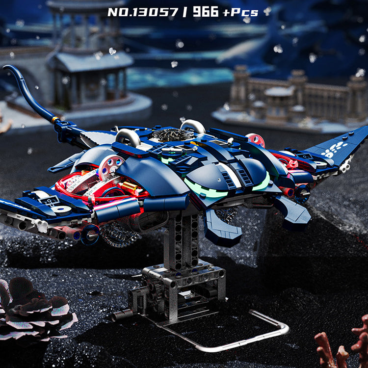 Mechanical Manta Ray Building Set | STEM toys, Technical Model with Lights