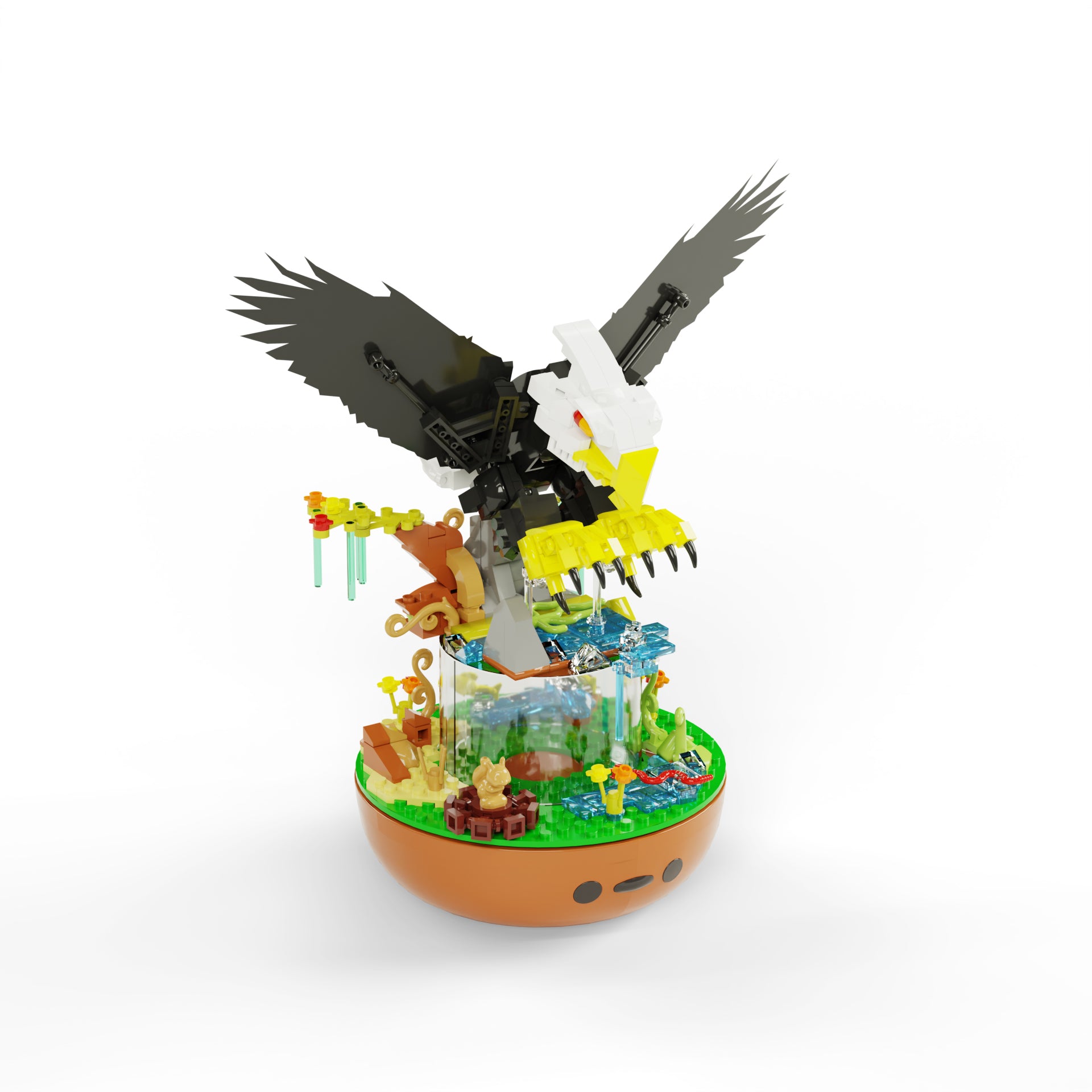 Soaring Guardian Eagle Block Set