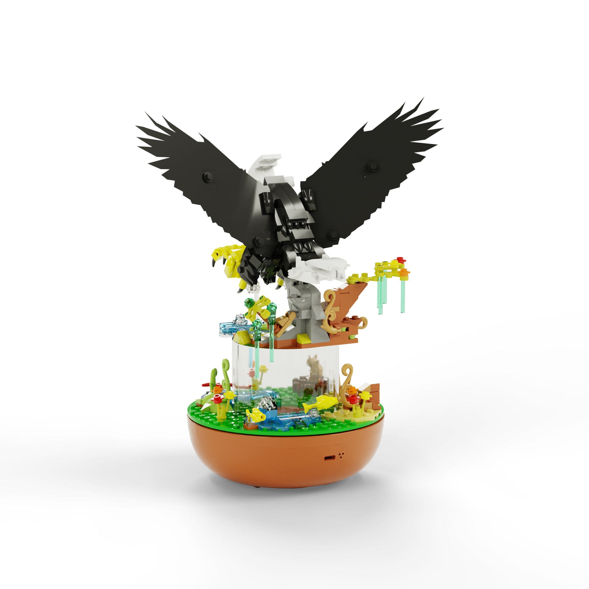 Soaring Guardian Eagle Block Set