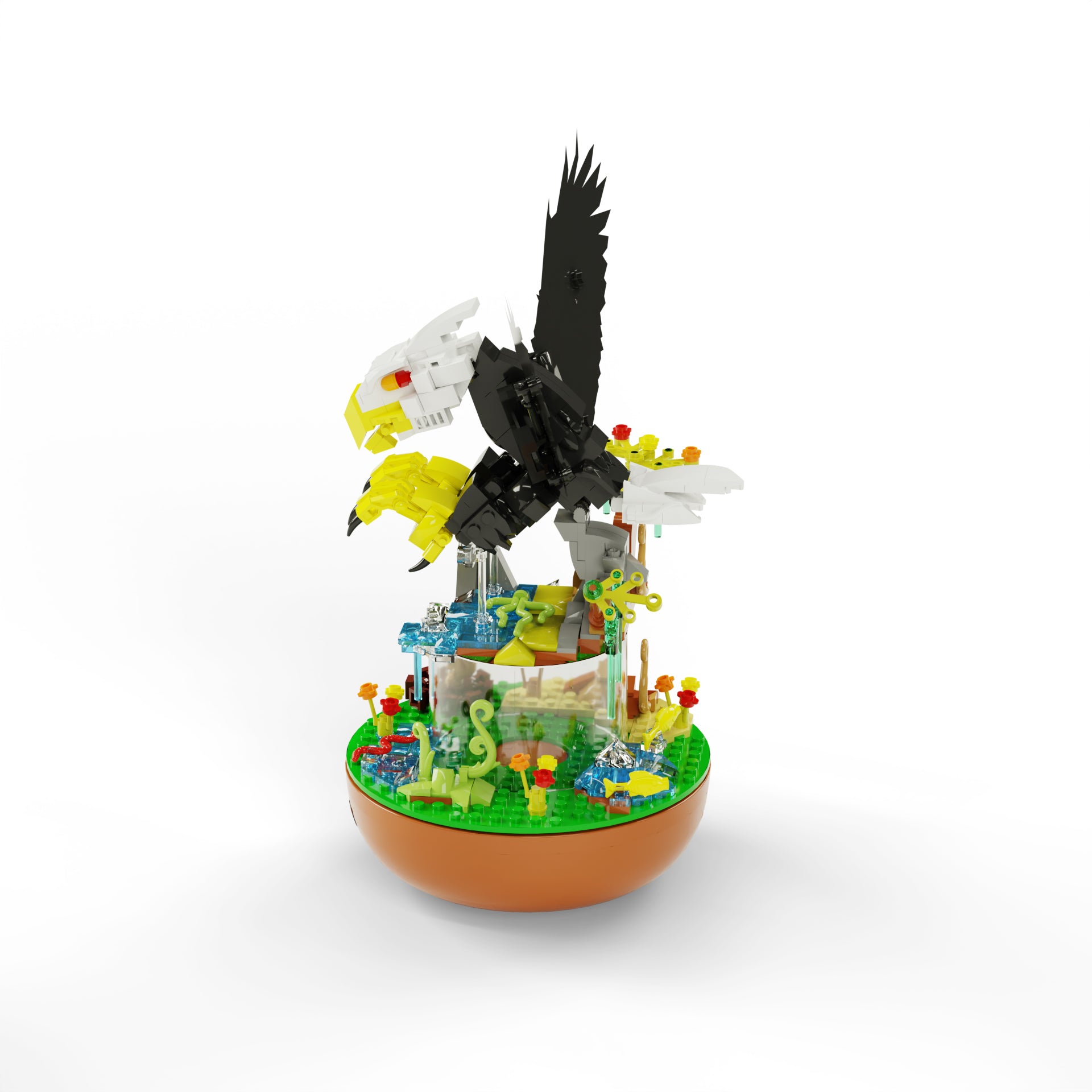 Soaring Guardian Eagle Block Set