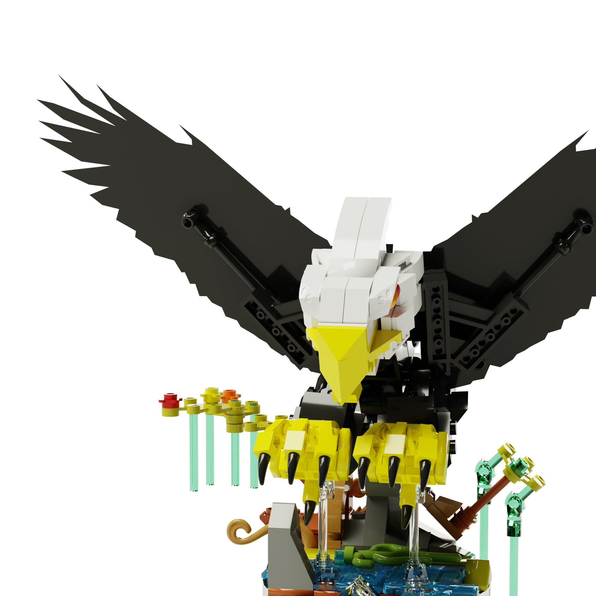 Soaring Guardian Eagle Block Set