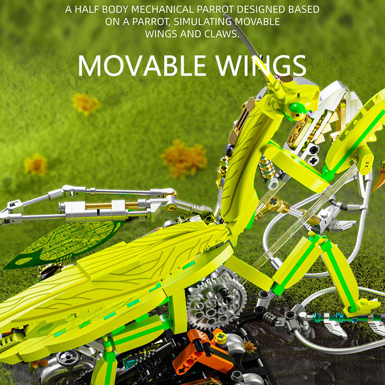 STEM toys | Mechanical Mantis Building Kit with Luminous Parts