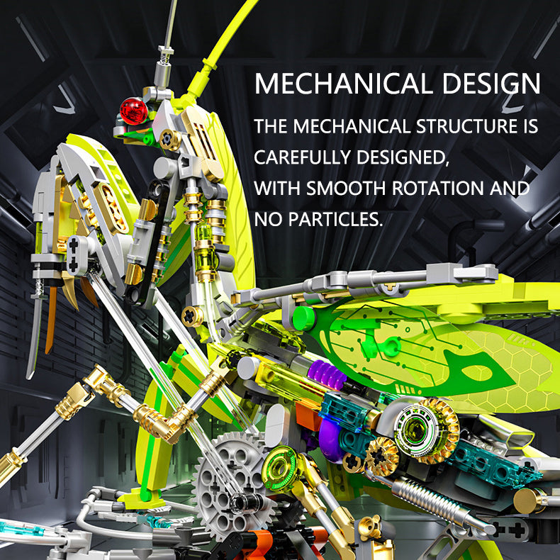 STEM toys | Mechanical Mantis Building Kit with Luminous Parts