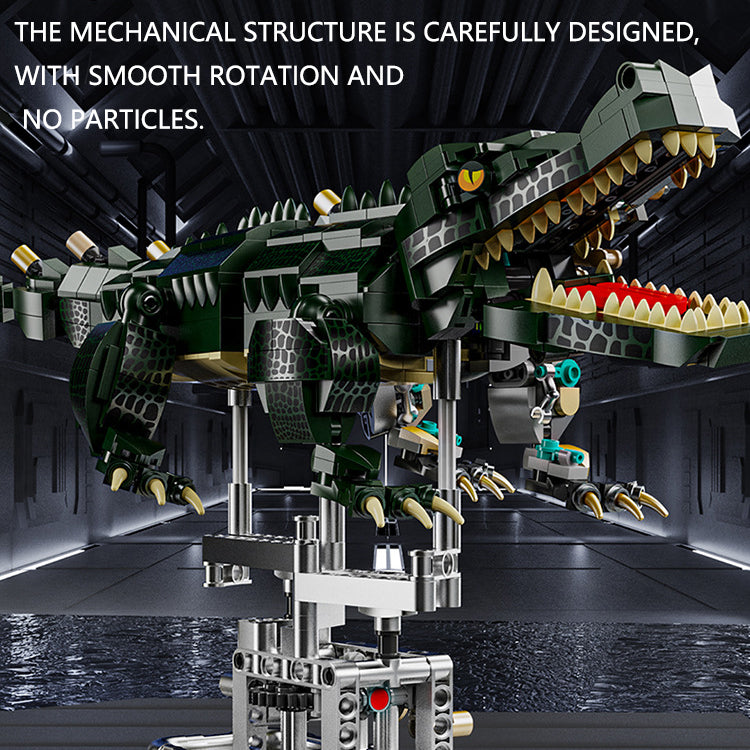 Robotic Crocodile Building Kit | STEM Toys with Lights & Gears