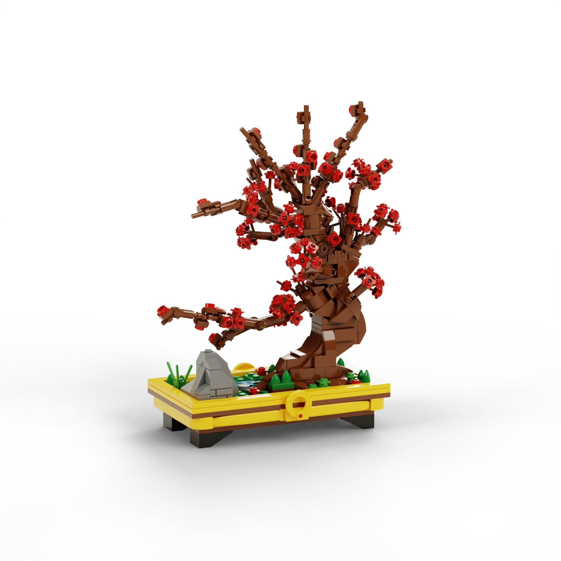 Plum Blossom Brick Art Desk Decor