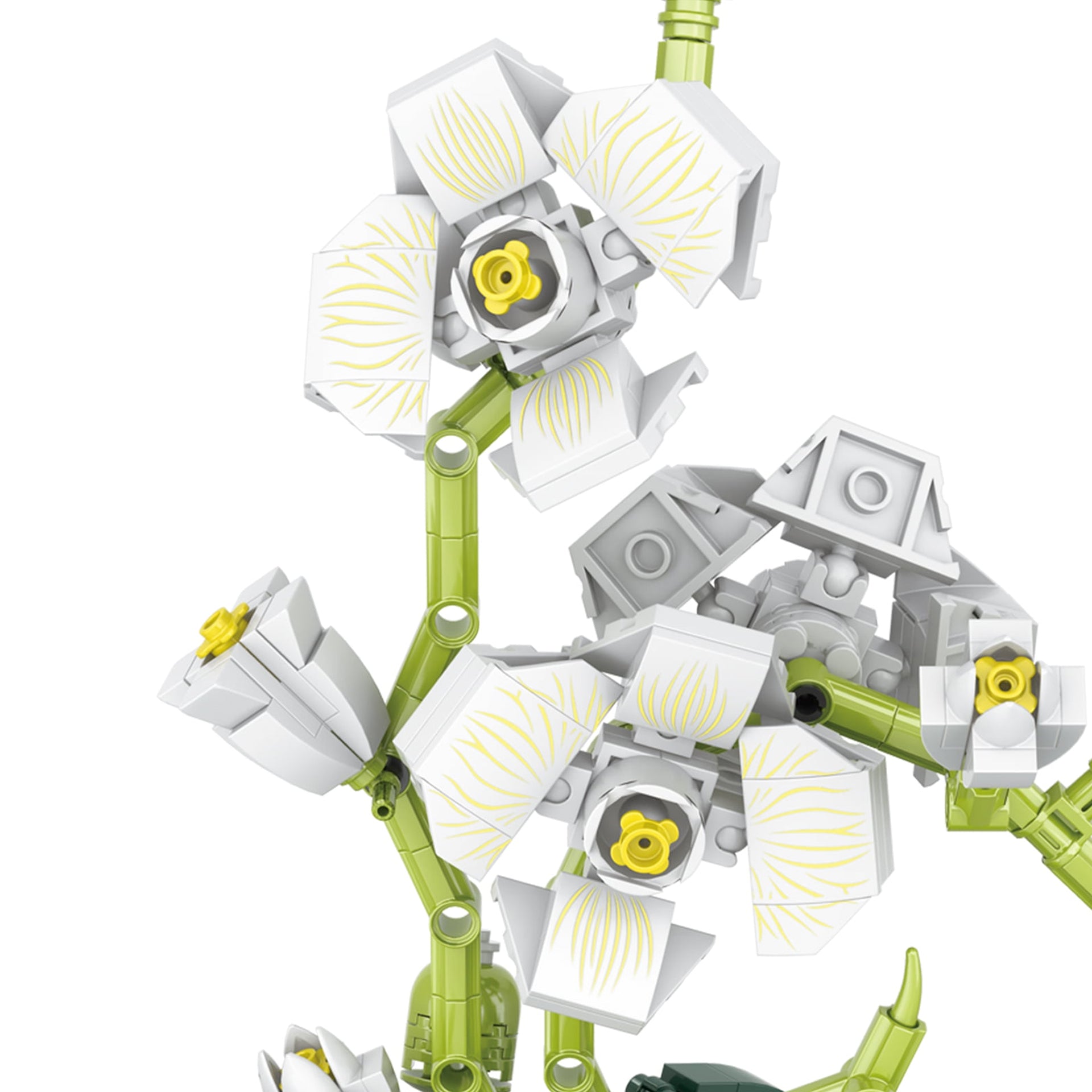 ORCHID BONSAI BOUQUET ASSEMBLY KIT, BONSAI TREE CREATIVE PROJECT, BLOOMING ELEGANCE DESK DECOR, 464+ PIECES, AGES 6+