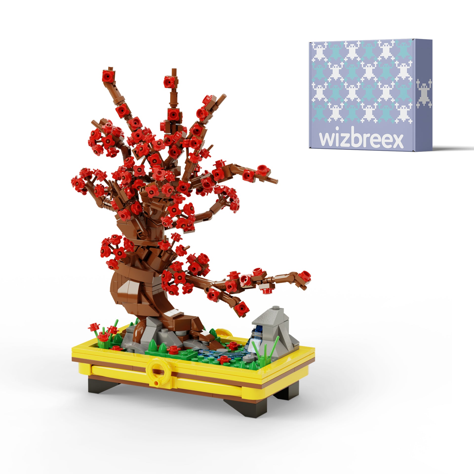 Plum Blossom Brick Art Desk Decor
