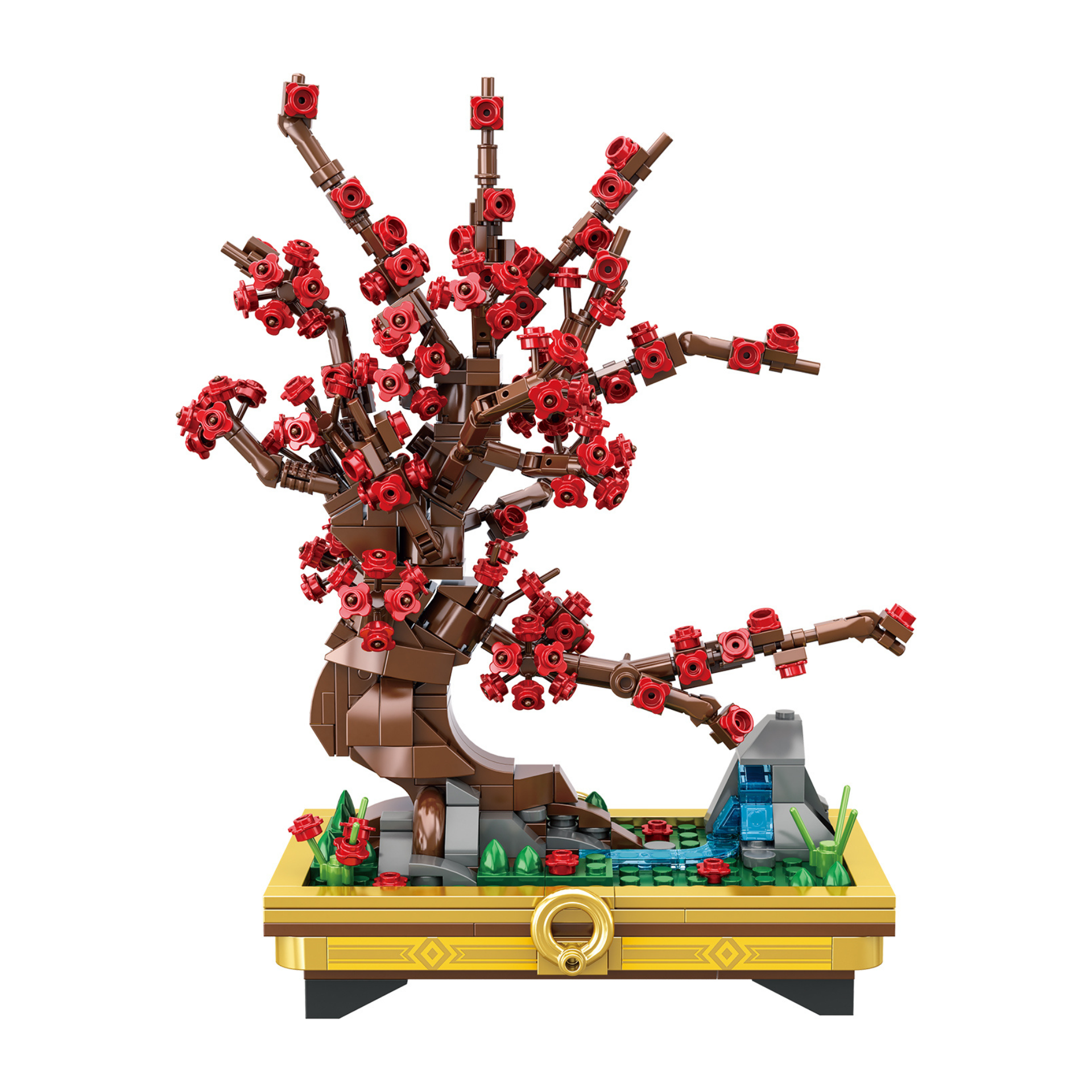 Plum Blossom Brick Art Desk Decor