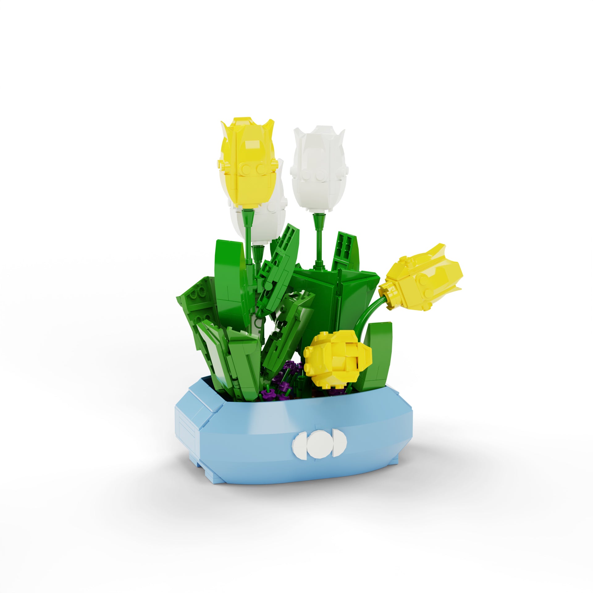 Tulip Brick Art Desk Decor