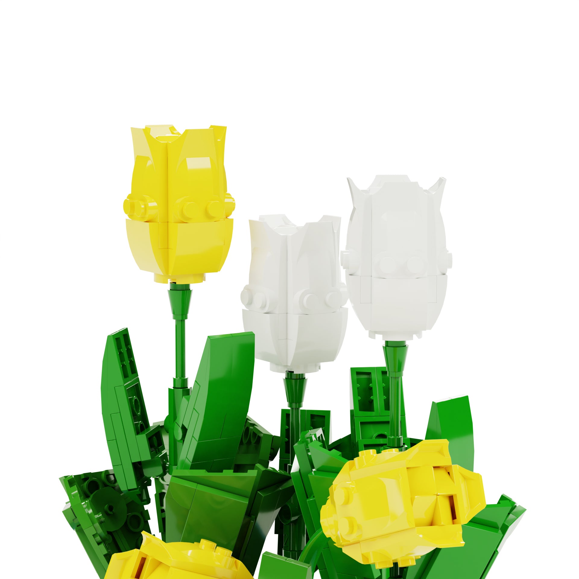 Tulip Brick Art Desk Decor