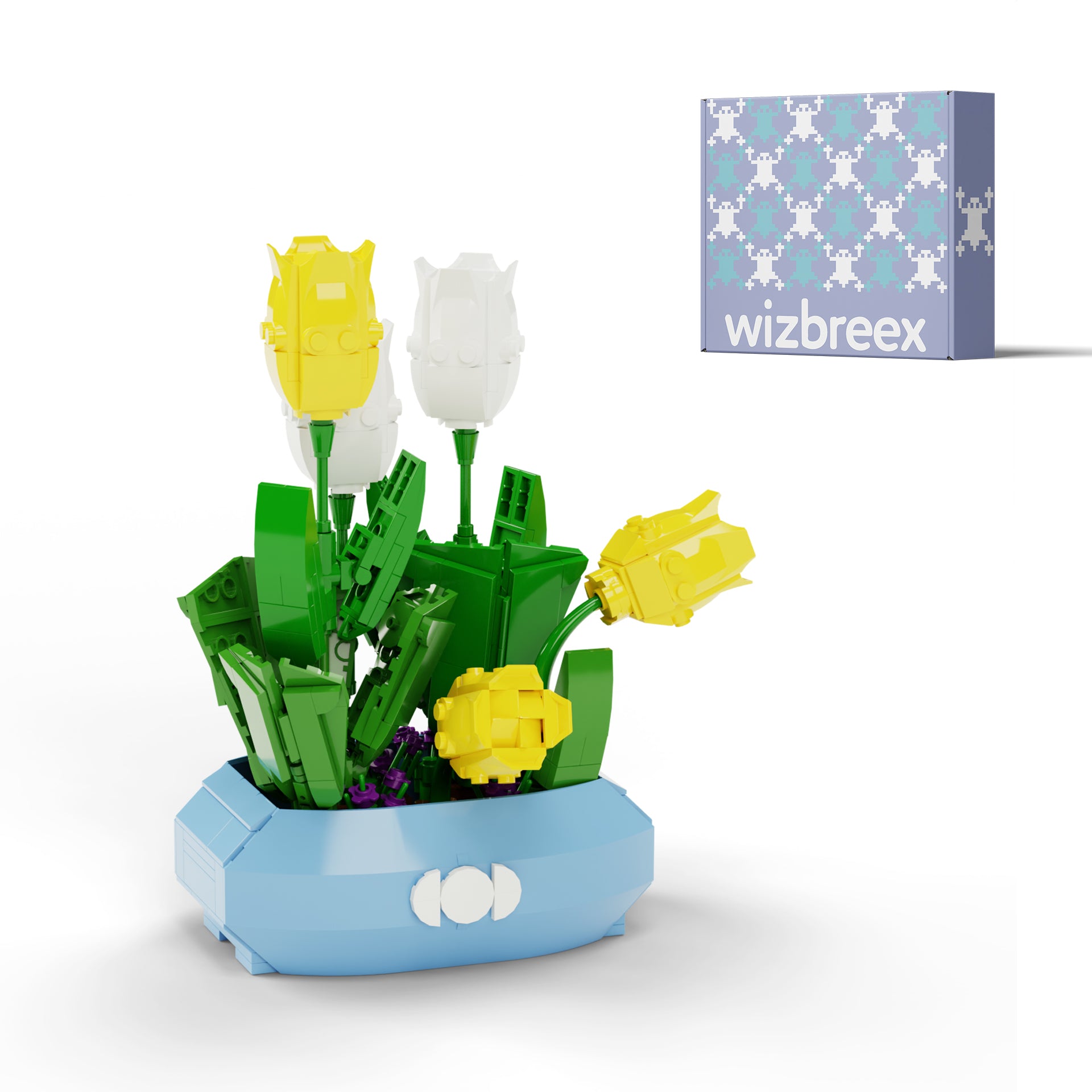 Tulip Brick Art Desk Decor