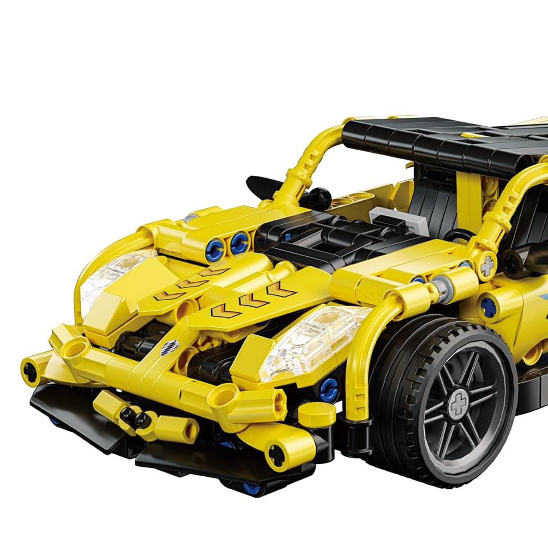 INTERACTIVE SPORTS CAR BUILDING SET - BLAZESTORM TURBO RACER, 509+ PIECES, AGES 6+
