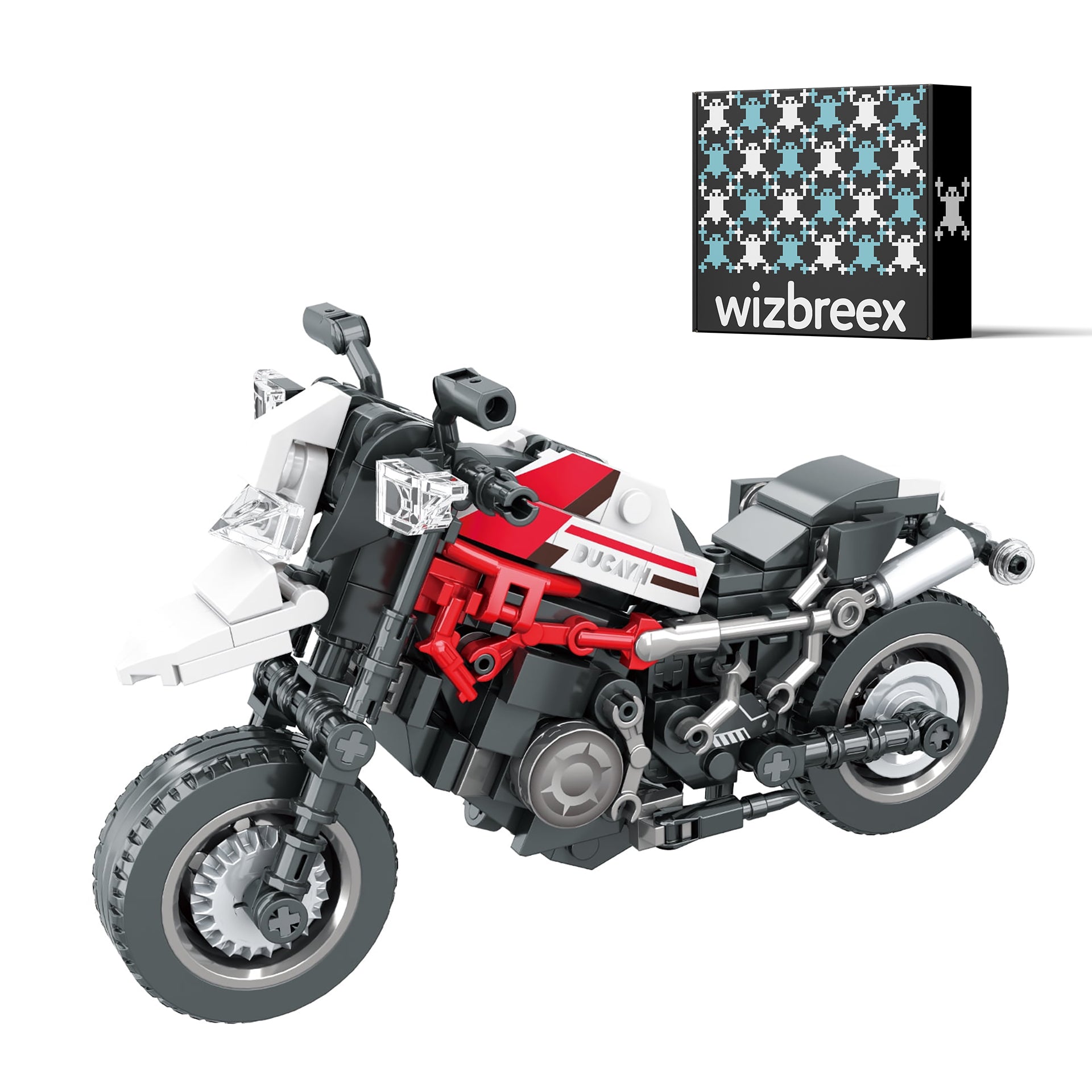 VELOCITY V2: STREET LEGEND, MOTORCYCLE BUILDING BLOCK TOY SET, BOYS' MOTORCYCLE BUILDING BLOCKS, 303+ PIECES, AGES 6+