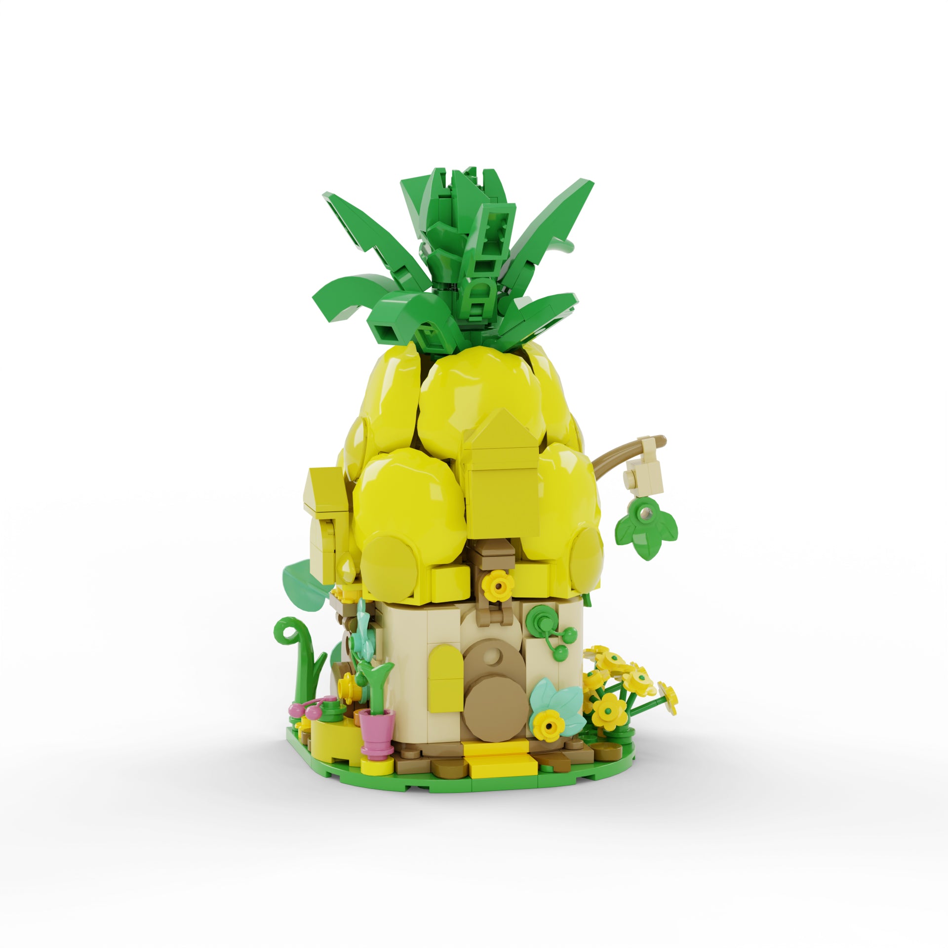 Golden Pineapple Hideaway: Tropical Joy-Inspired Retreat