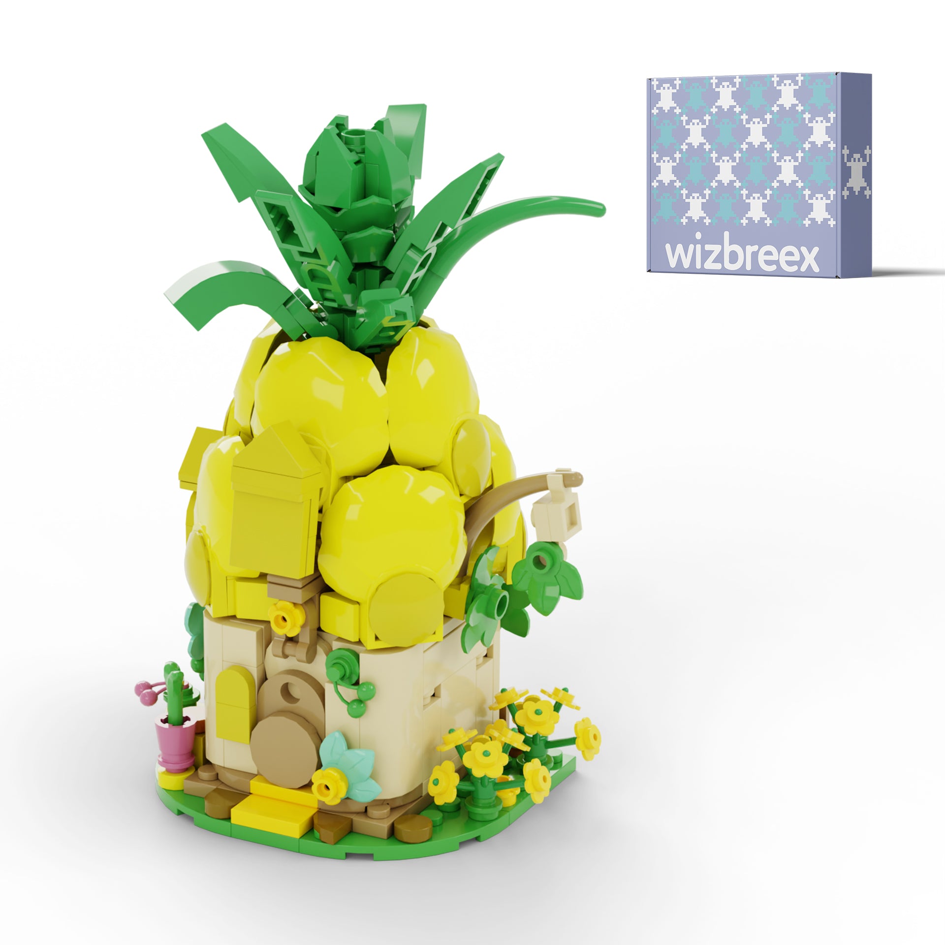 Golden Pineapple Hideaway: Tropical Joy-Inspired Retreat