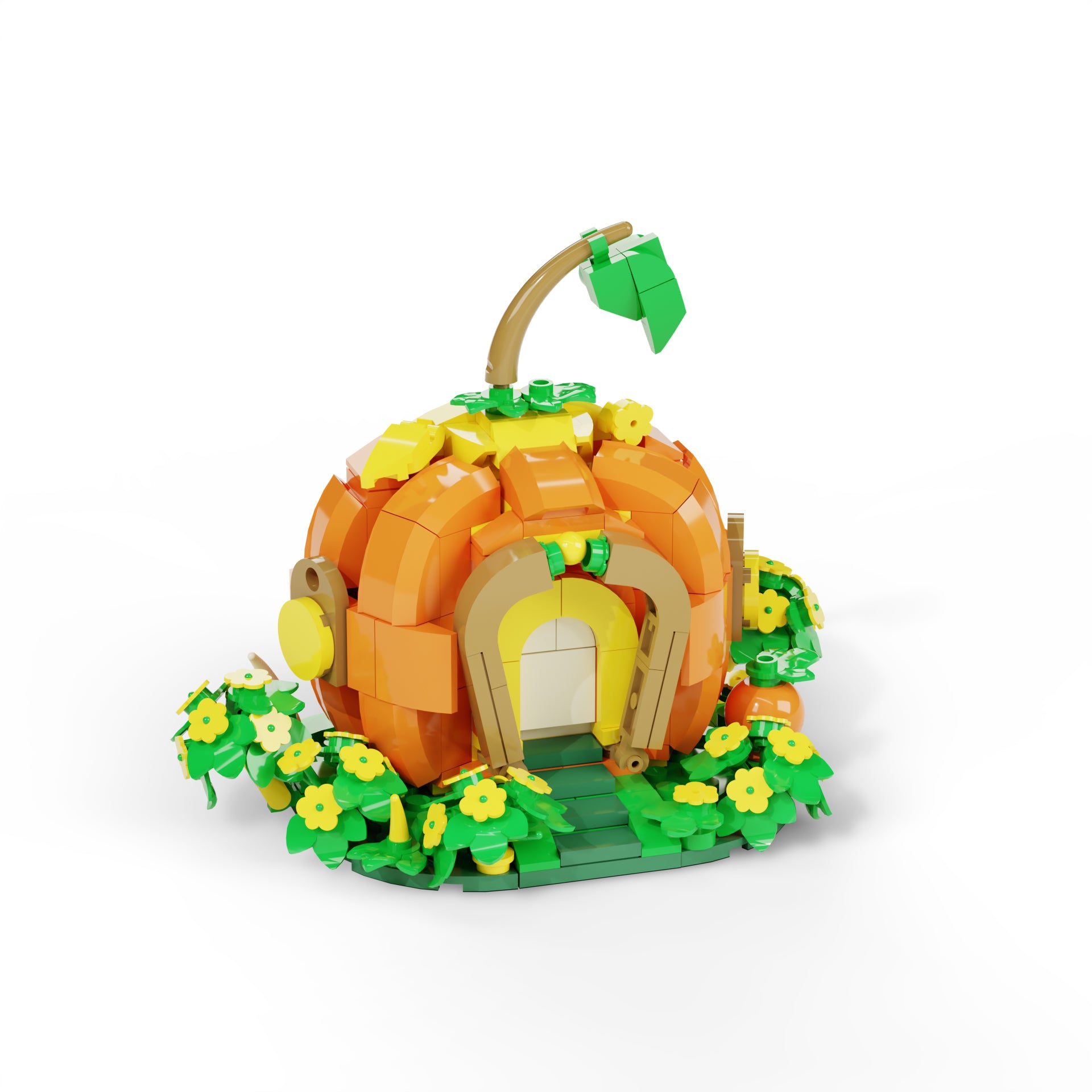 Pumpkin Blossom Cottage: Whimsical Garden-Inspired Hut