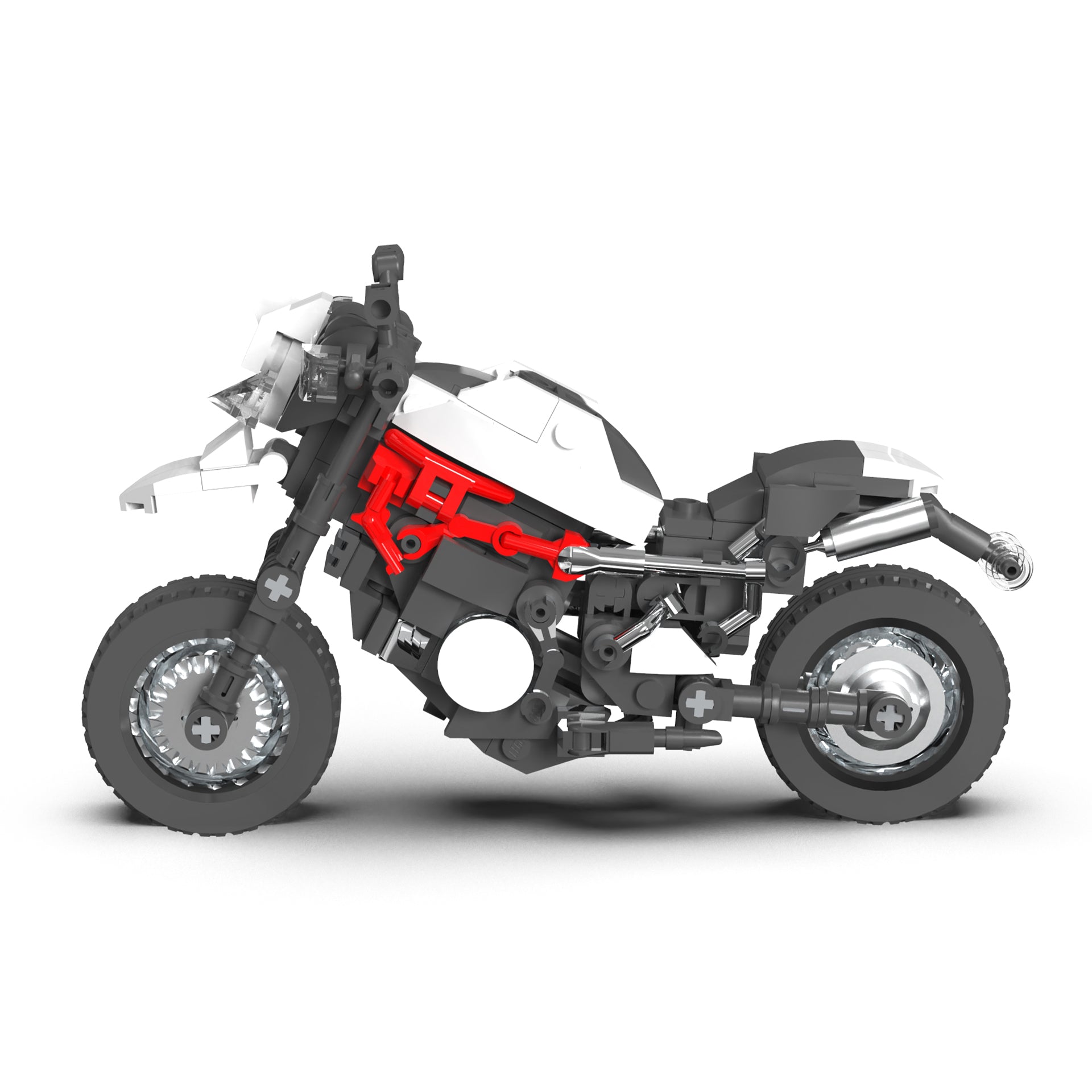 VELOCITY V2: STREET LEGEND, MOTORCYCLE BUILDING BLOCK TOY SET, BOYS' MOTORCYCLE BUILDING BLOCKS, 303+ PIECES, AGES 6+