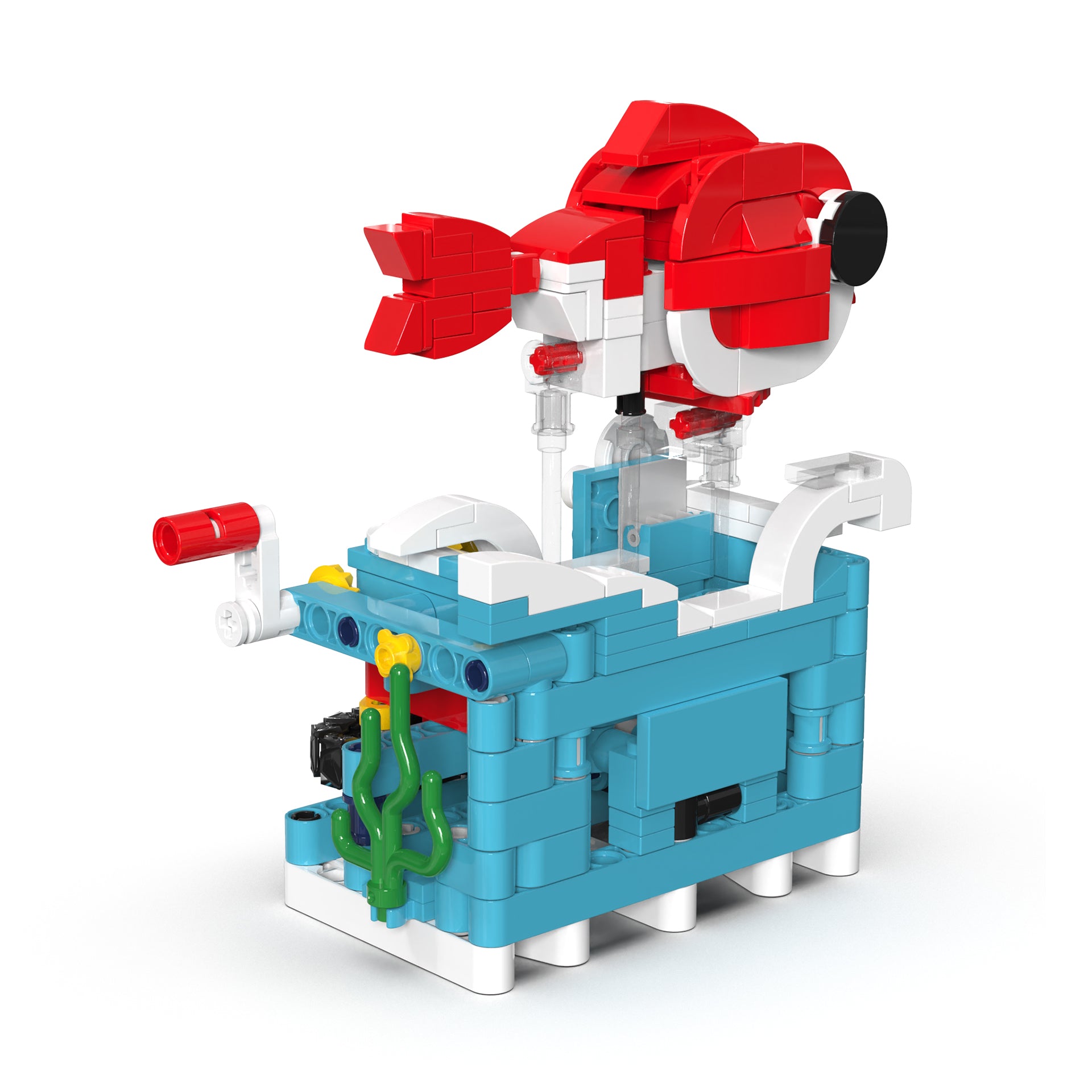 KOI KINETIC: DANCE OF FORTUNE, KOI FISH BUILDING BLOCK SET, KOI CARP BRINGS FORTUNE, 464+ PIECES, AGES 6+