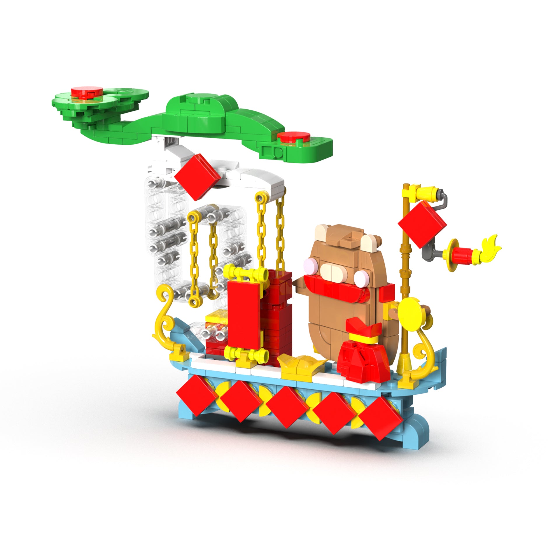 PROSPEROINK: THE FORTUNE PIG PARADE, JADE RUYI AND LUCKY PIG, 464+ PIECES, AGES 6+