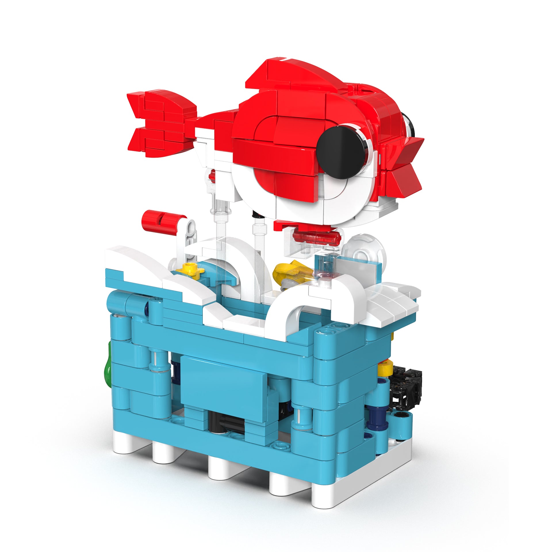 KOI KINETIC: DANCE OF FORTUNE, KOI FISH BUILDING BLOCK SET, KOI CARP BRINGS FORTUNE, 464+ PIECES, AGES 6+