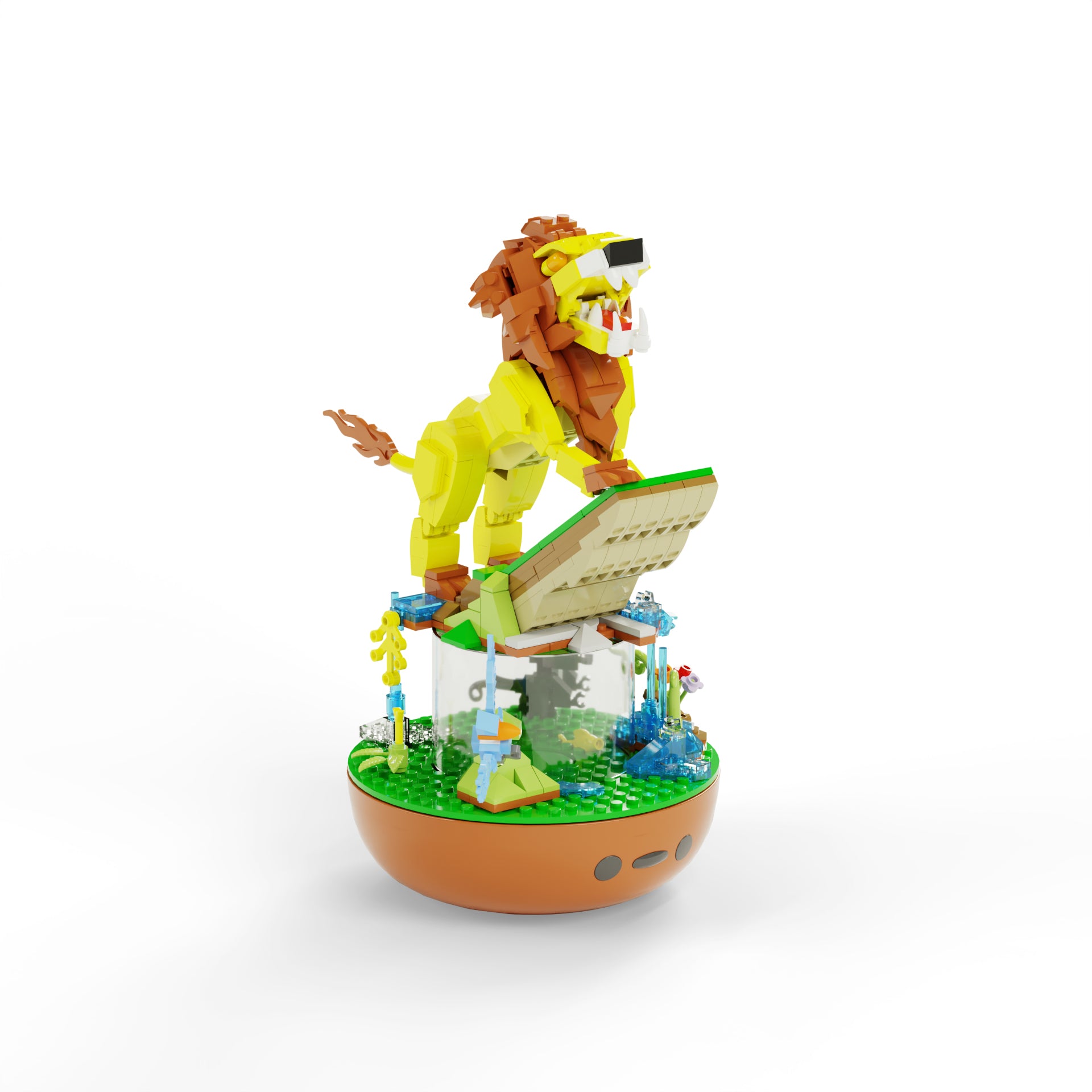 Roaring King of the Wild Block Set