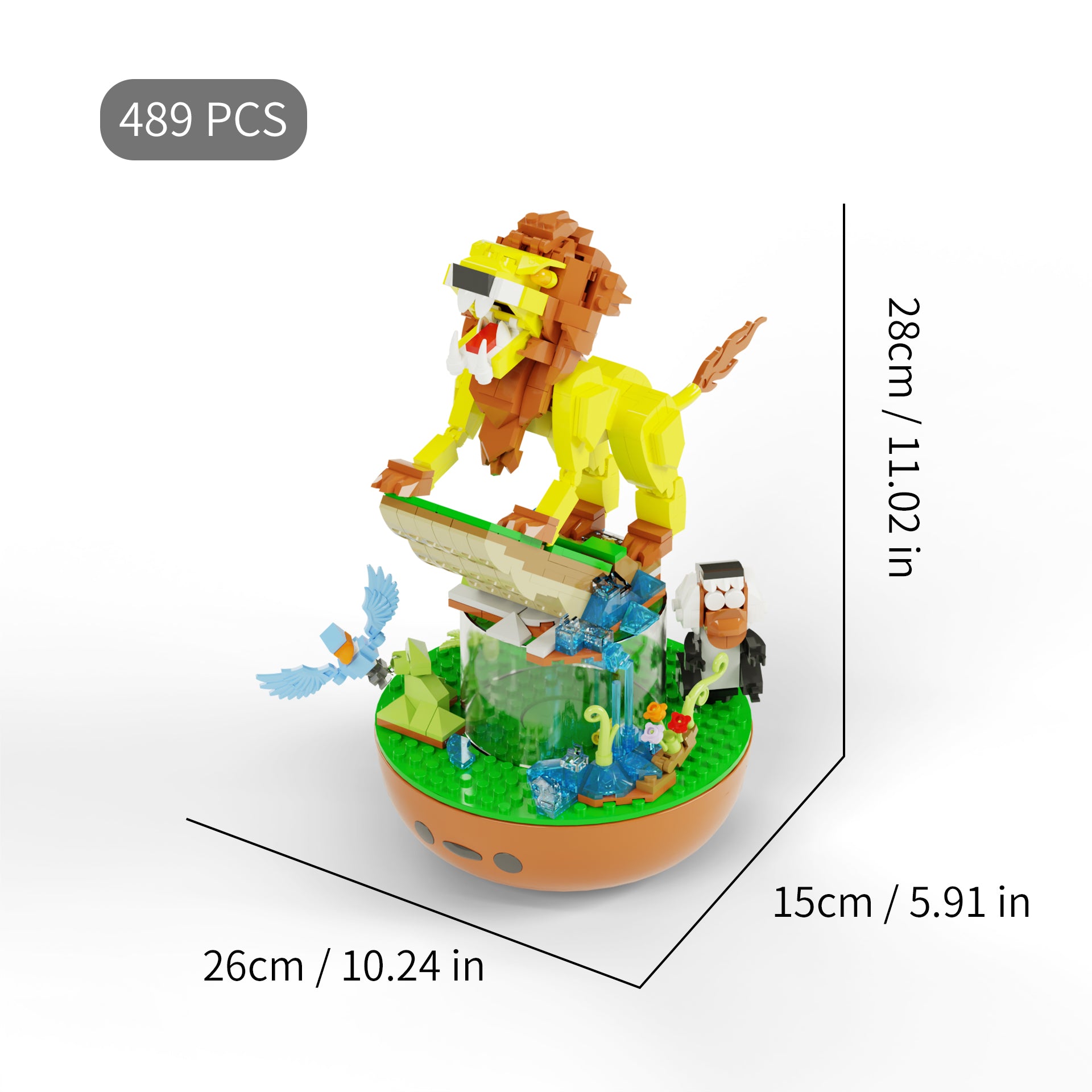 Roaring King of the Wild Block Set