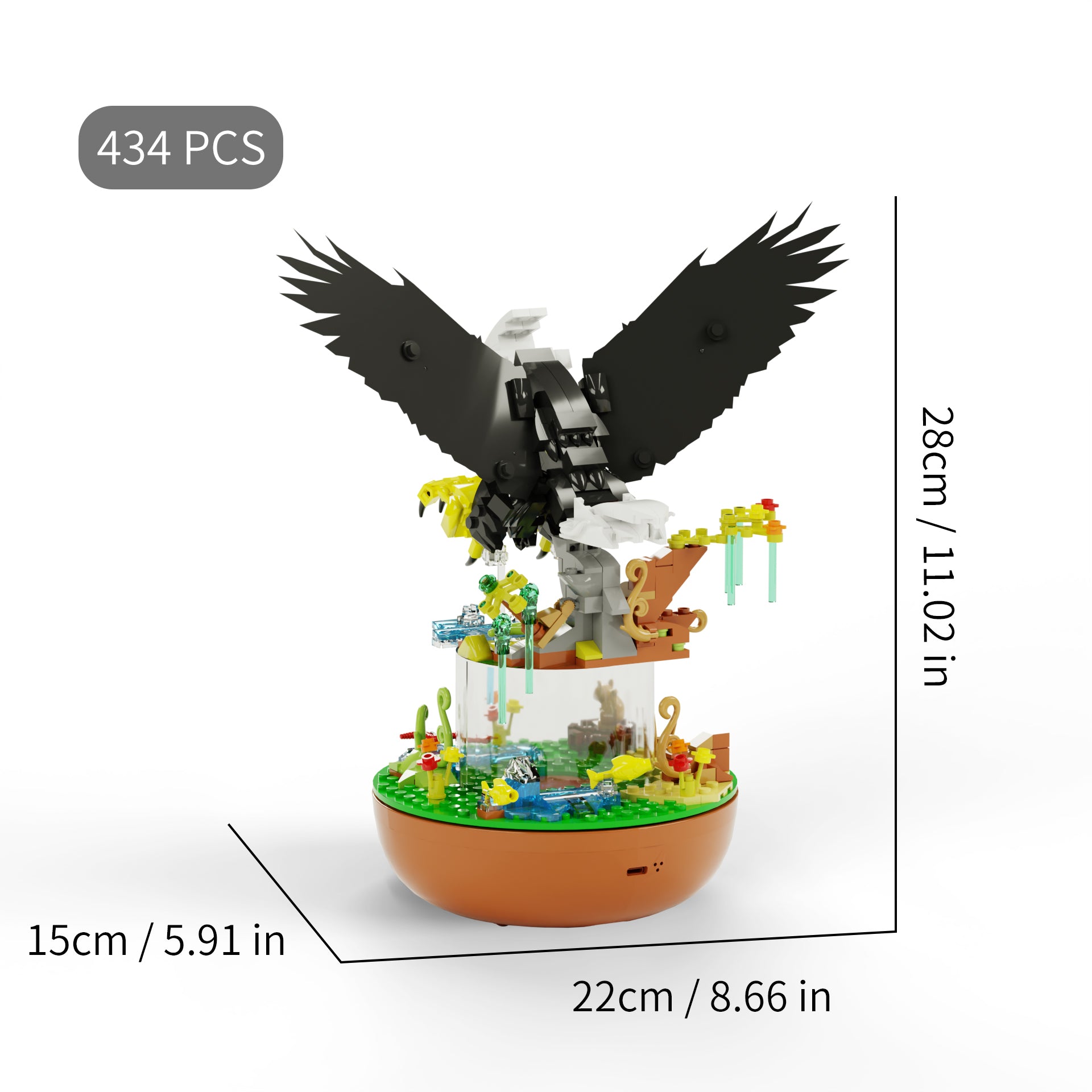 Soaring Guardian Eagle Block Set