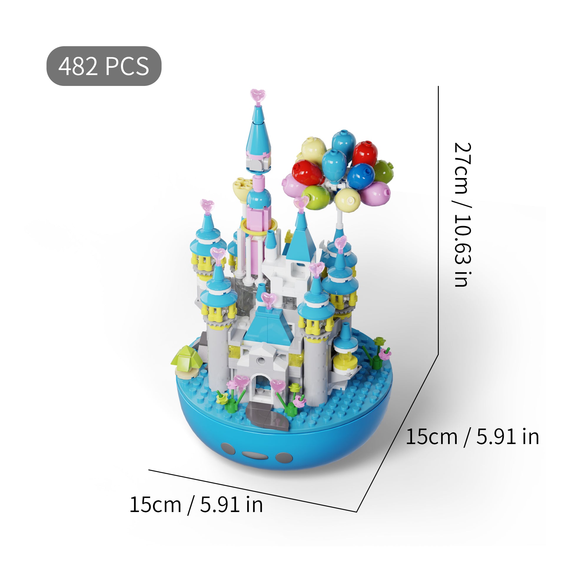 Dreamlight Castle Block Set