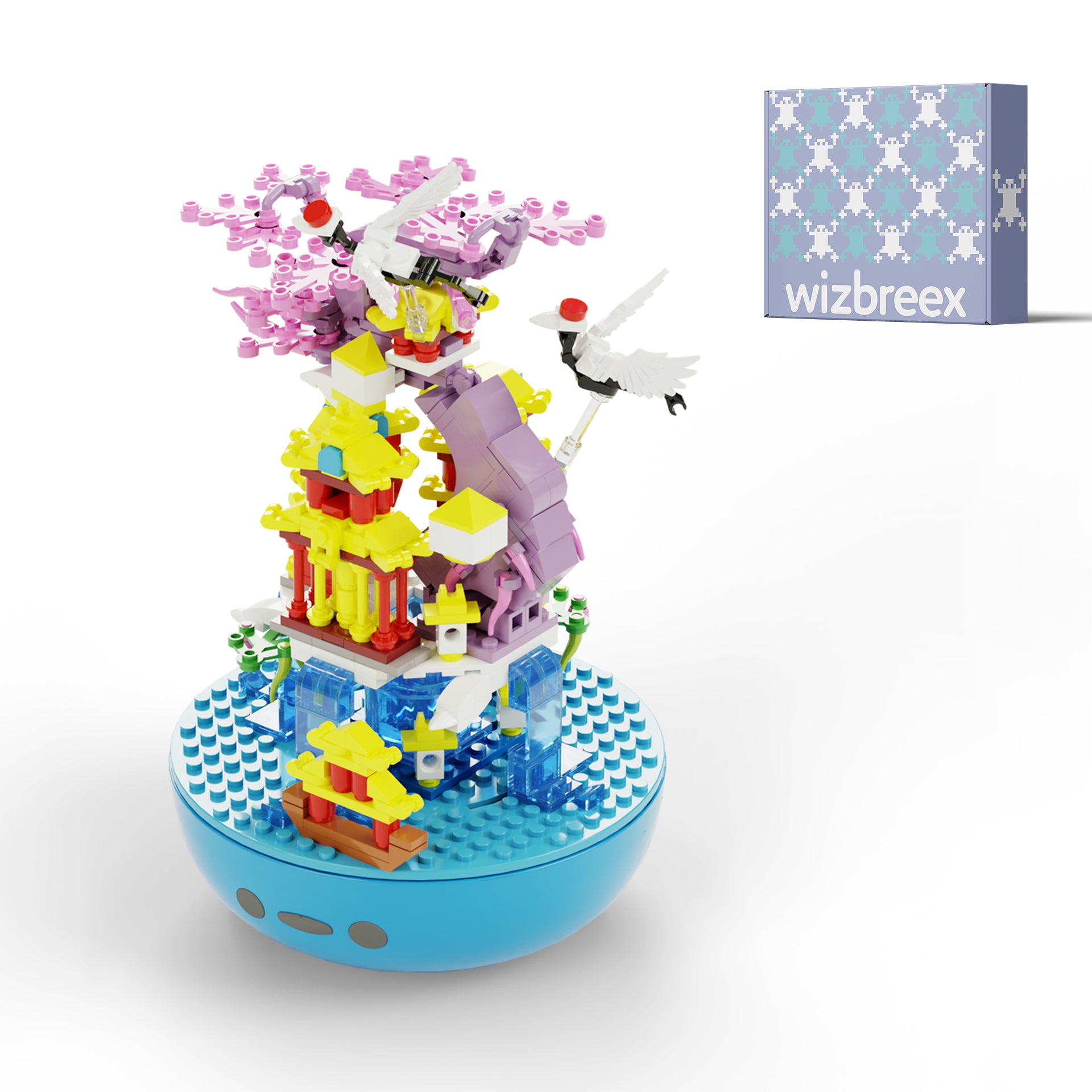 Dreamy Pagoda Blossom Building Block Set