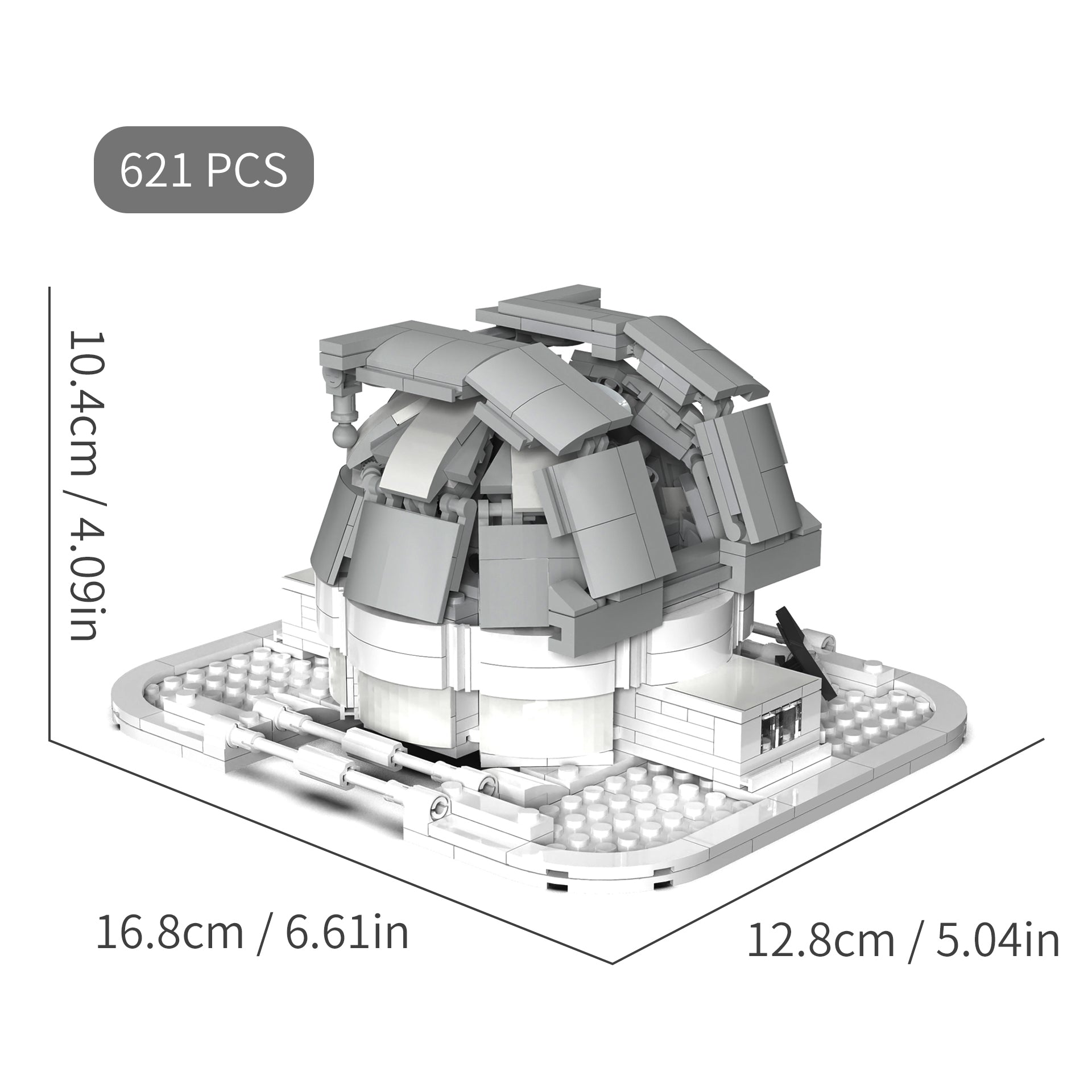 STARLENS PRIME: E-ELT EDITION, AUSTRALIAN TELESCOPE BUILDING SET, 621+ PIECES, AGES 6+