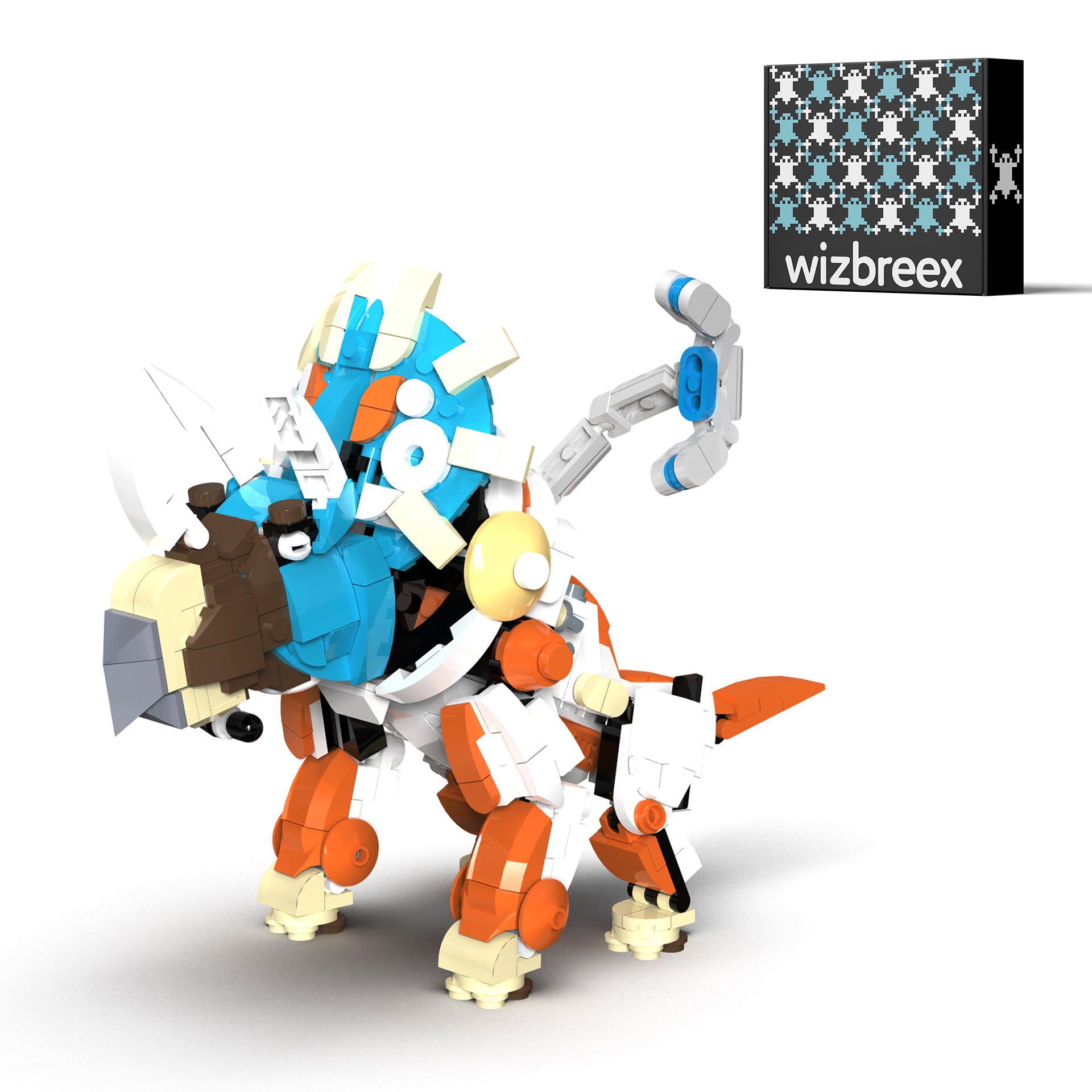MECHANICAL DINOSAUR BUILDING BLOCKS, CYBER-REX DINO BOT, SPACE DINOSAUR BUILDING BLOCKS, 462+ PIECES, AGES 6+