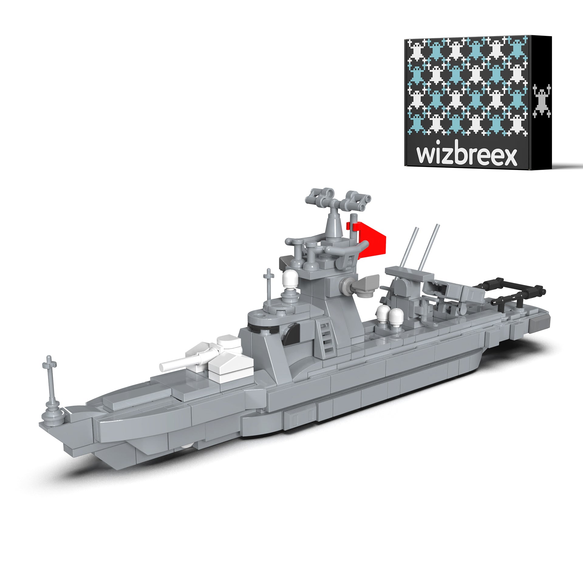 IRONCLAD VENGEANCE: NAVAL DESTROYER BUILDER SET, A MILITARY BUILDING SET, COLLECTIBLE MILITARY MODEL AND DISPLAY TOY, 326+ PIECES, AGES 6+