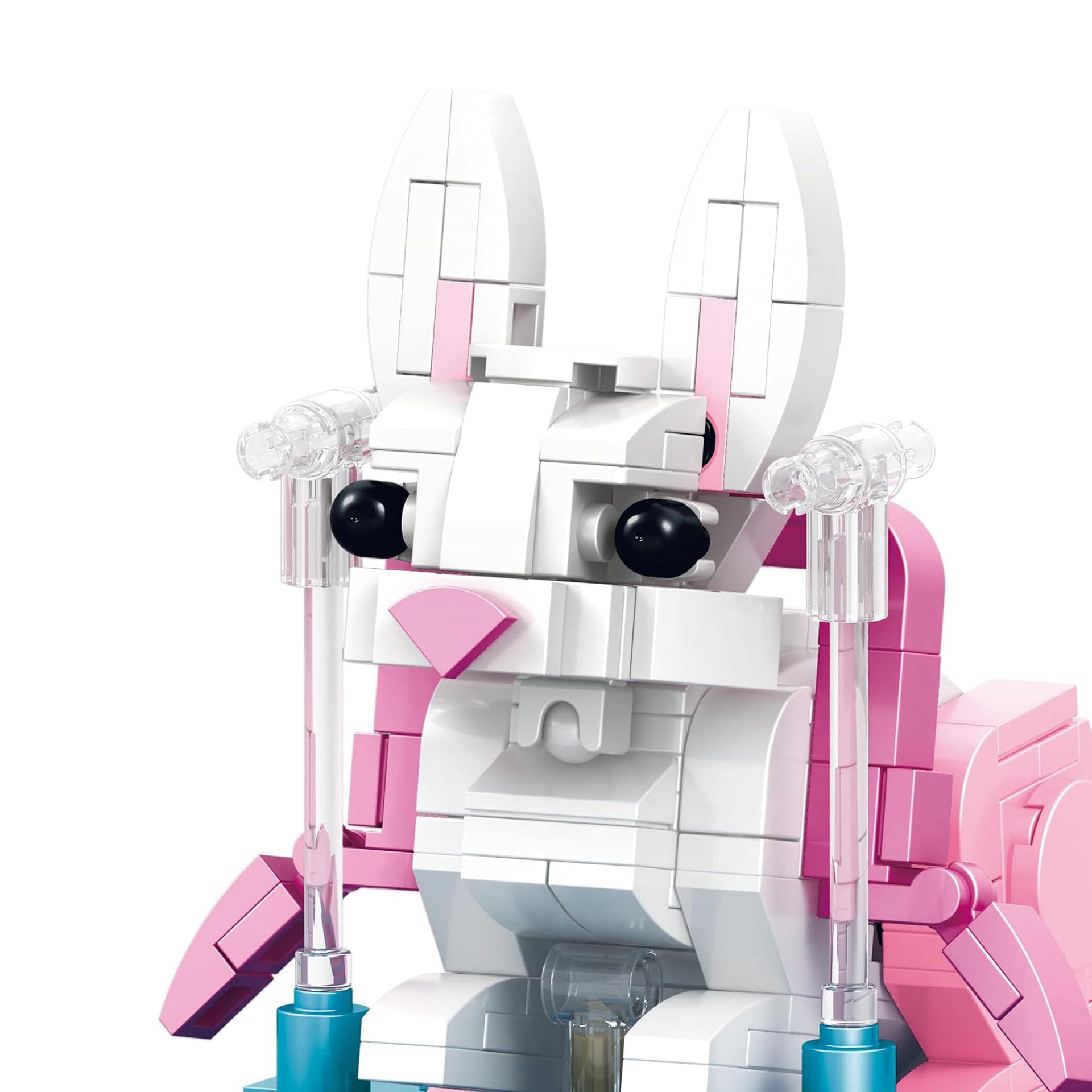 BLOSSOMHOP: GUARDIAN OF HARMONY GARDEN, JADE RABBIT BUILDING BLOCK SET, CUTE JADE RABBIT AND BUNNY ANIMAL HOME DECOR, 331+ PIECES, AGES 6+