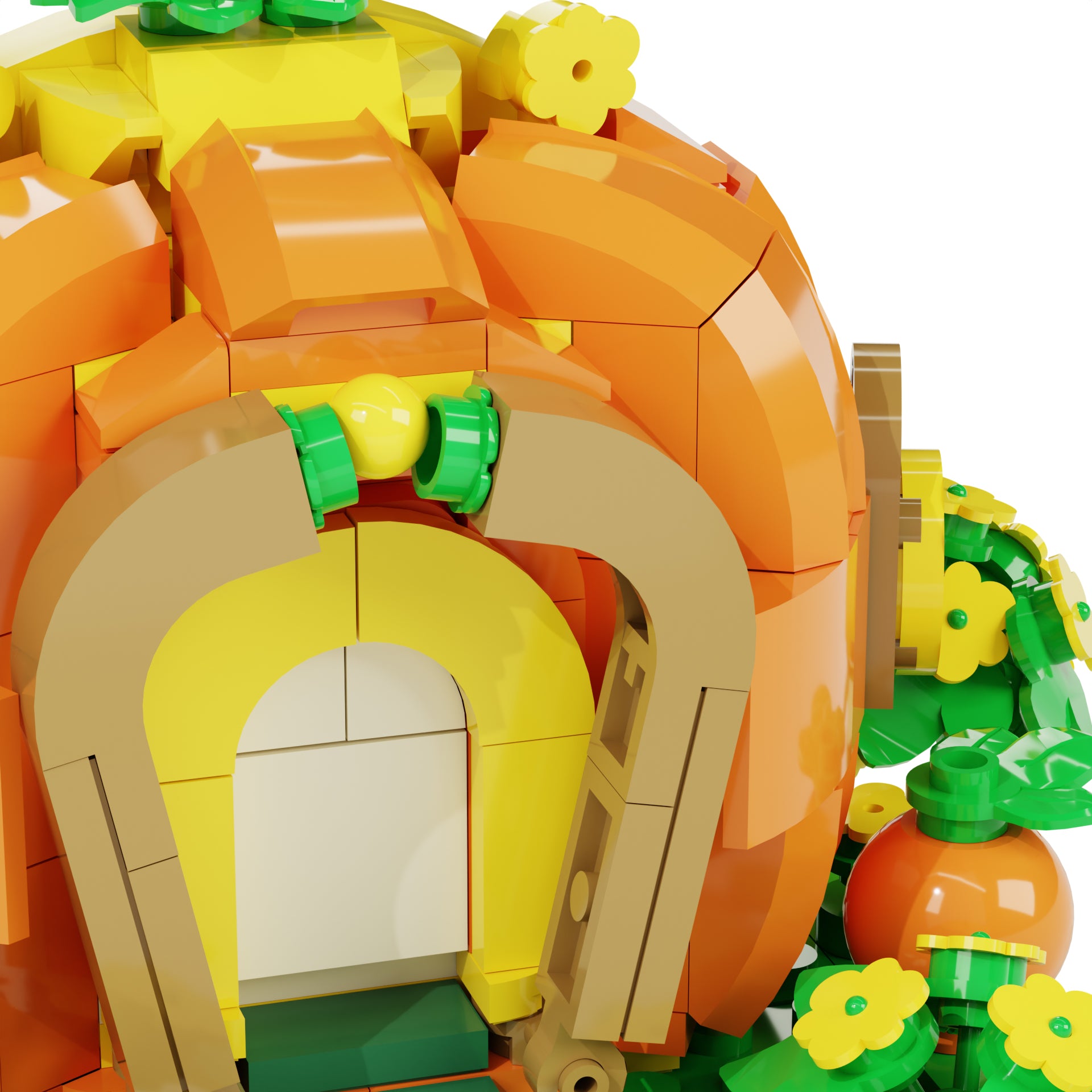 Pumpkin Blossom Cottage: Whimsical Garden-Inspired Hut