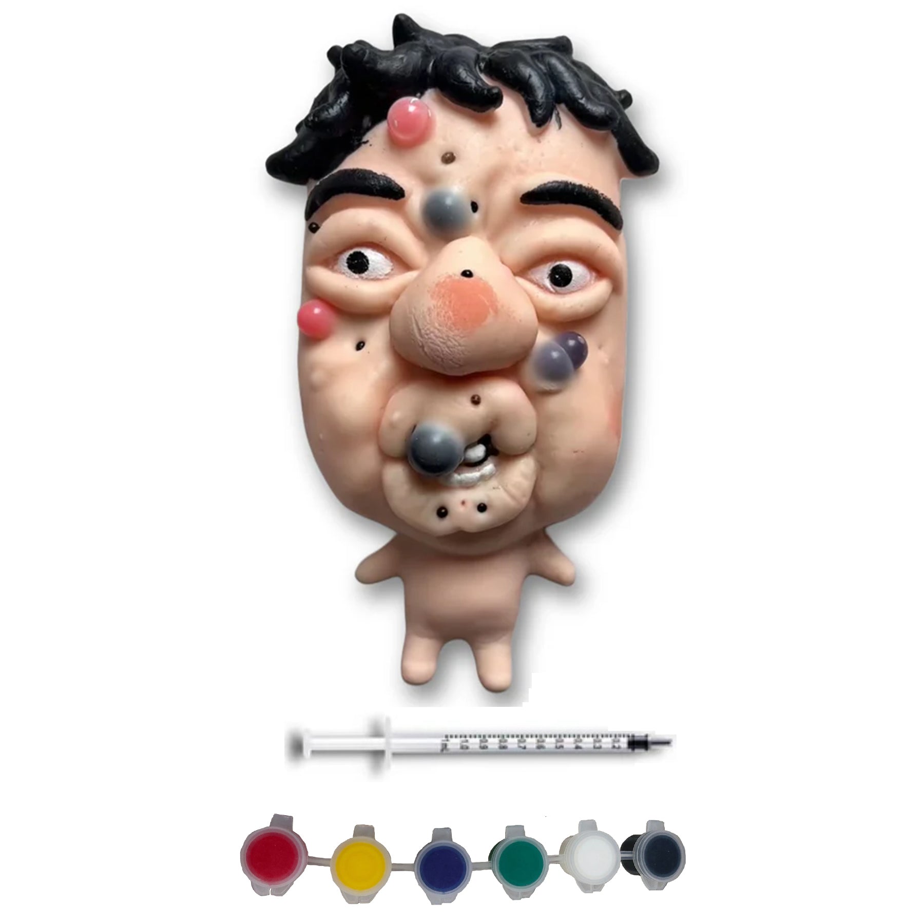 Chicken Hair Colleague - Pimple Popping Stress Relief Toy Kit