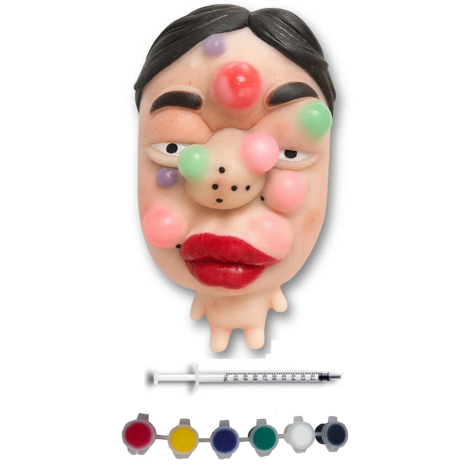 Big Red Lip Colleagues-Pimple Squeezing Fingertip Stress Relief Toy Kit