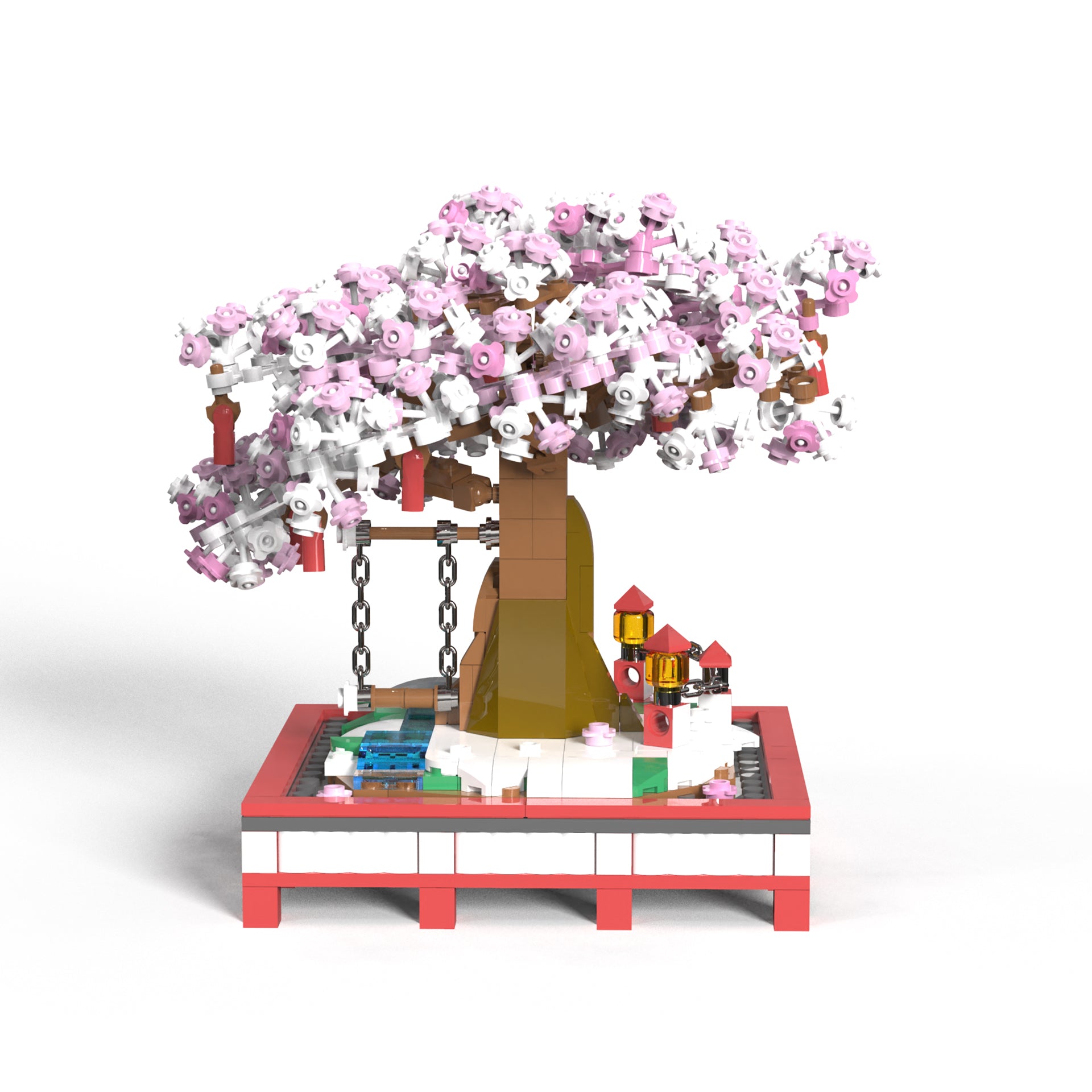 桜ガーデンデスクデコレーション