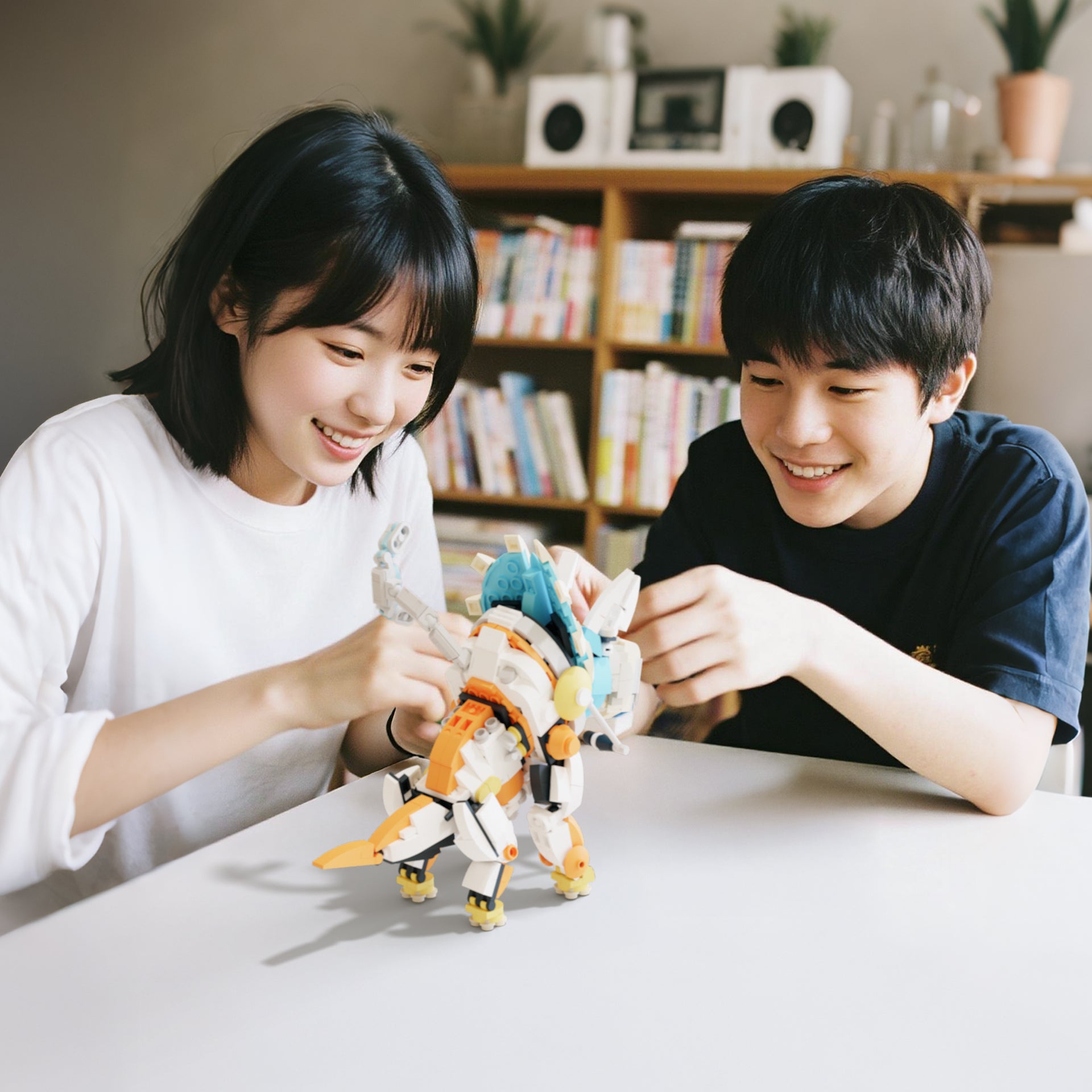 MECHANICAL DINOSAUR BUILDING BLOCKS, CYBER-REX DINO BOT, SPACE DINOSAUR BUILDING BLOCKS, 462+ PIECES, AGES 6+