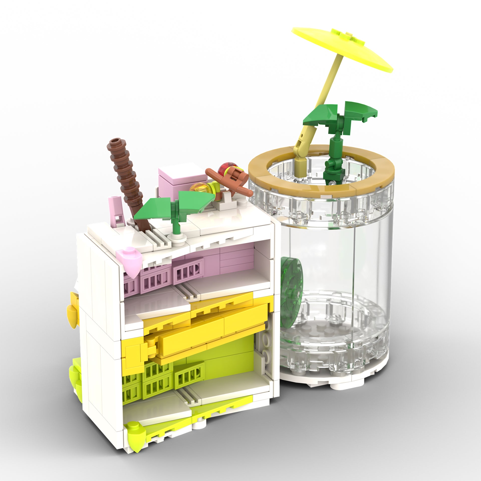 トロピカルバイブスデスクオーガナイザー