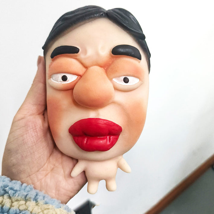 Big Red Lip Colleagues-Pimple Squeezing Fingertip Stress Relief Toy Kit