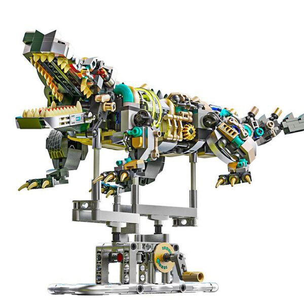 Robotic Crocodile Building Kit | STEM Toys with Lights & Gears