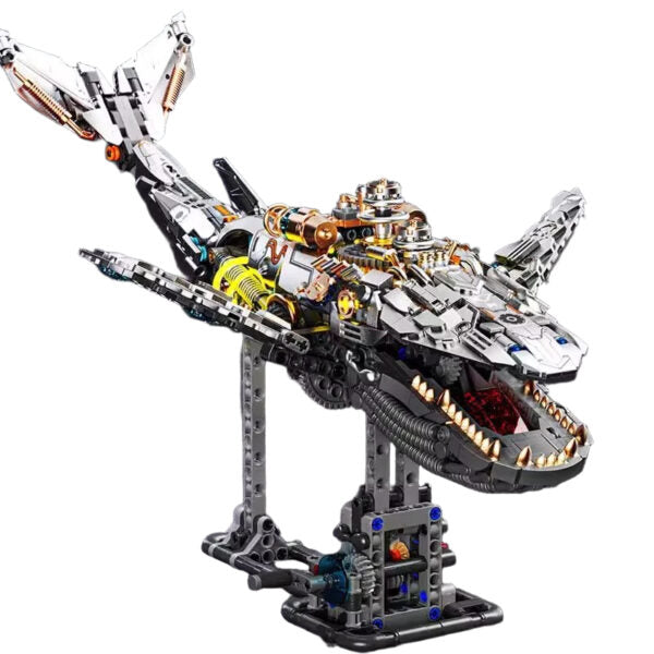 Mechanical Whale Building Kit 1388+ Pcs – Advanced STEM Model