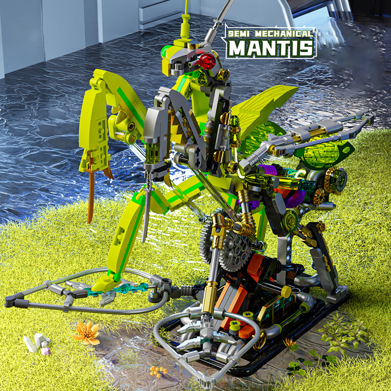 STEM toys | Mechanical Mantis Building Kit with Luminous Parts