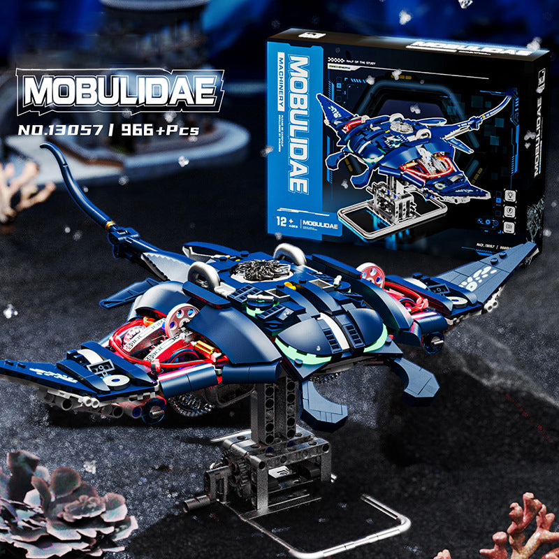 Mechanical Manta Ray Building Set | STEM toys, Technical Model with Lights